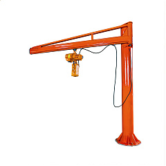 Кран консольный поворотный ручной TOR PSJ34025 250 кг, высота 3 м, стрела 4 м