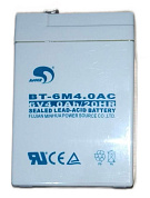 Аккумулятор свинцово-кислотный герм. (GEL) 6В/4А 70х45х100 для весов OCS