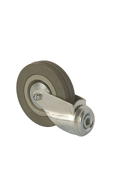 Колесо аппаратное поворотное SChg 55 125 мм под болт (F)